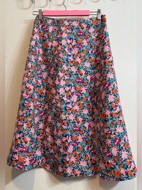 LOFT Petites Linen Skirt 0P